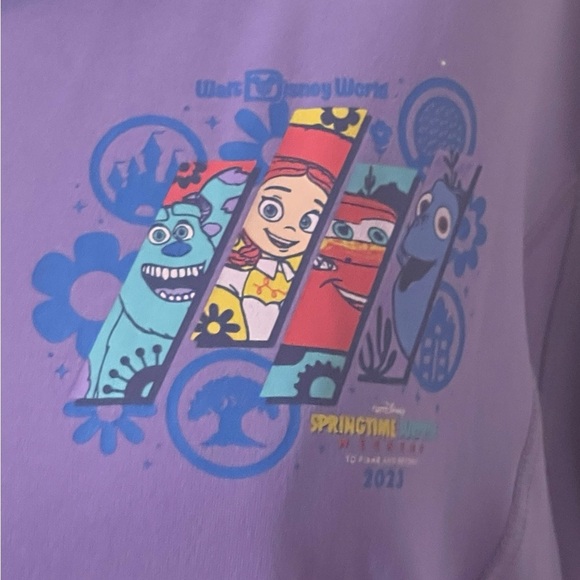 Disney Parks  Run Disney Springtime Surprise Pixar Full Zip Jacket SZ 2XL 2023 - Picture 3 of 16